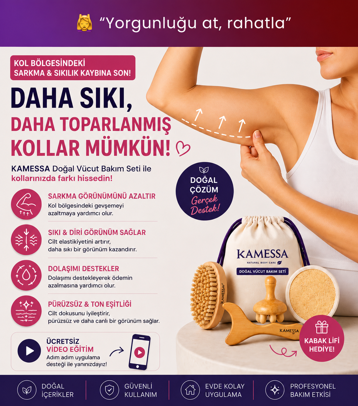 Kamessa™ Doğal Vücut Bakım Seti