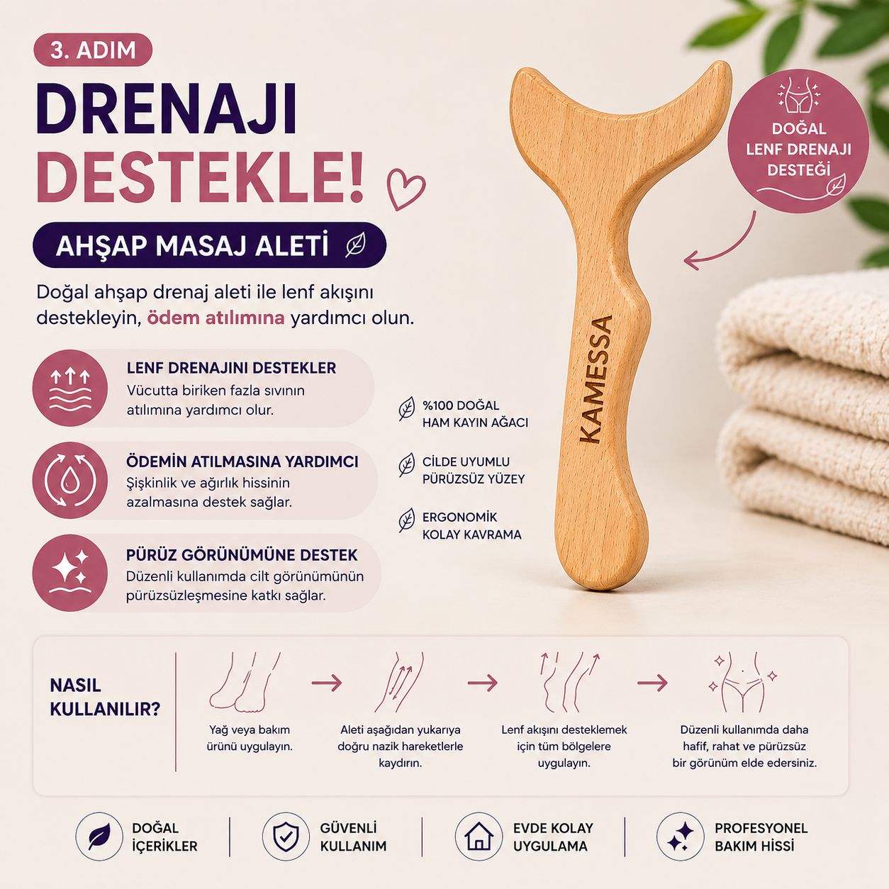 Kamessa™ Doğal Vücut Bakım Seti